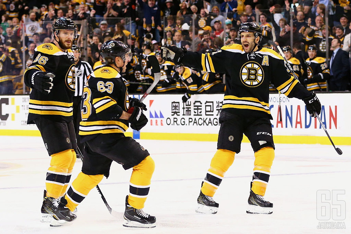 Boston Bruins on kerännyt pisteitä nyt 17 peräkkäisessä ottelussa. 