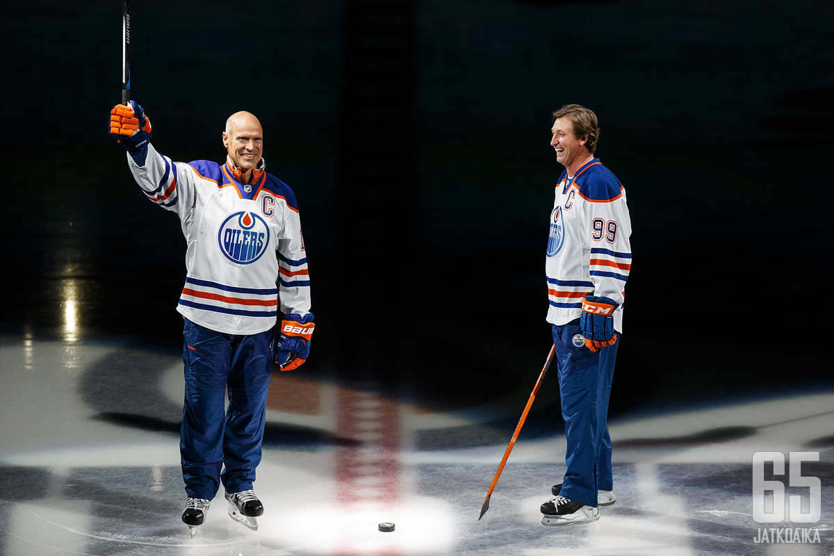 Wayne Gretzky ja Mark Messier ovat muutamia lauantain legendaottelussa nähtävistä nimistä.