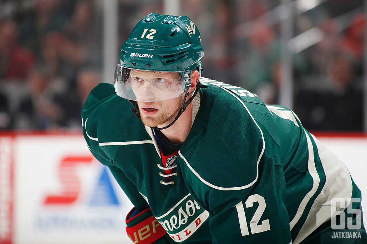 Eric Staal johtaa yhtä NHL:n tämän hetken kuuminta ketjua.