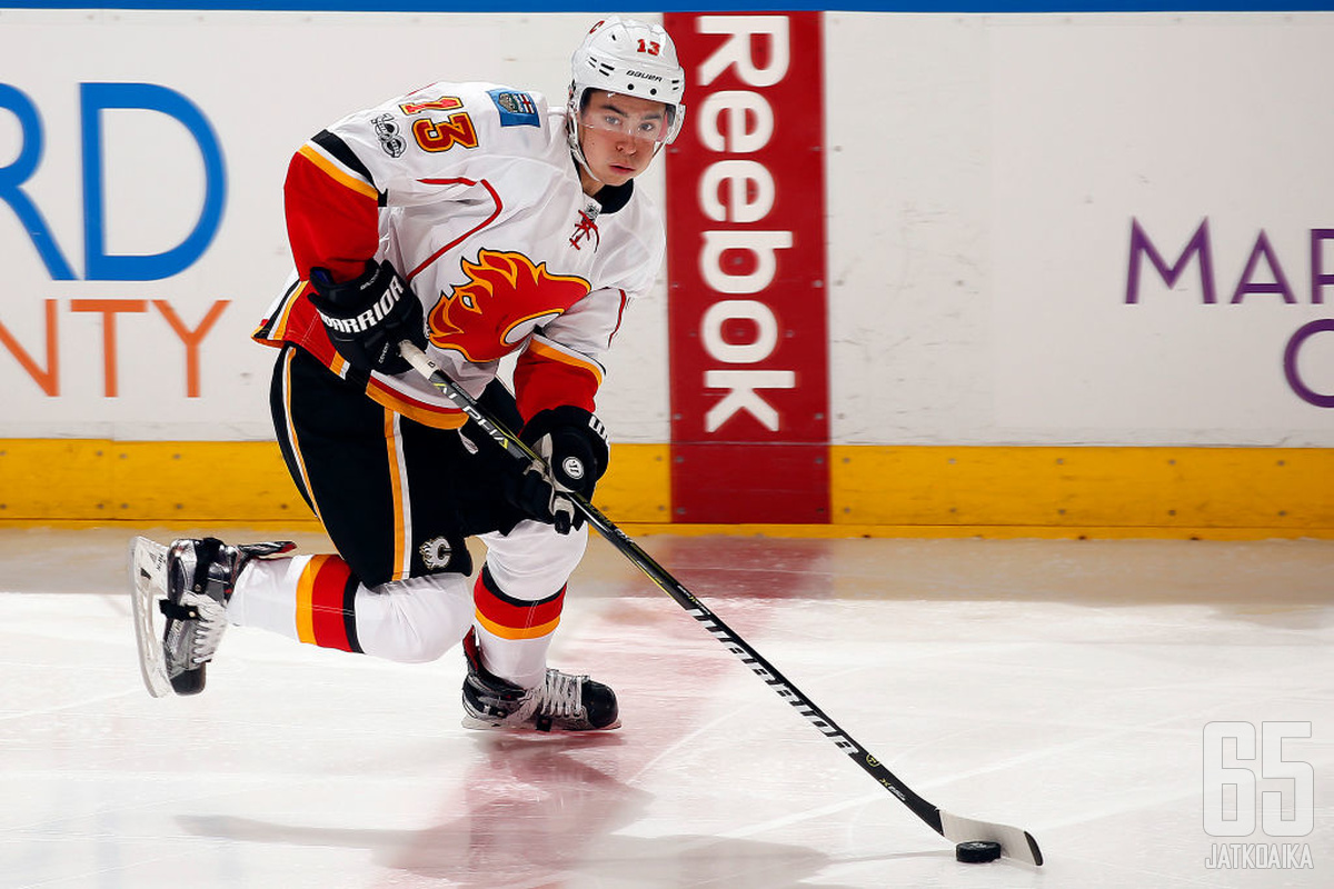 Johnny Gaudreau teki Calgary Flamesin voittomaalin.