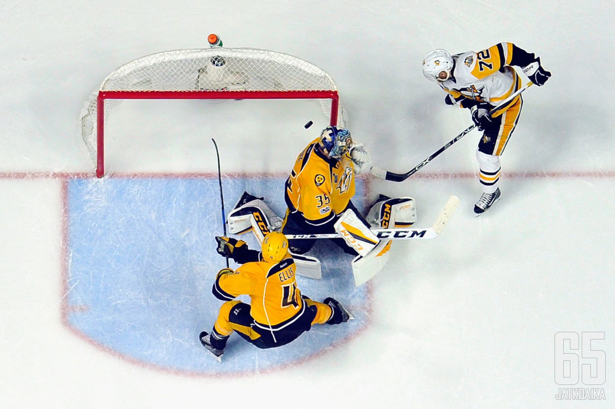 Patric Hörnqvistin Stanley Cupin ratkaissut osuma oli yksi lukuisista, jotka Penguins mätti kauden 2016-17 aikana.