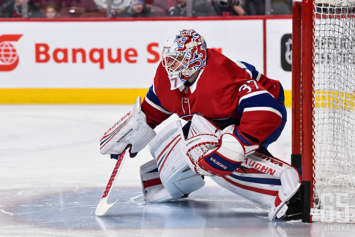 Antti Niemi on pelannut loistavassa vireessä Montreal Canadiensin maalilla.