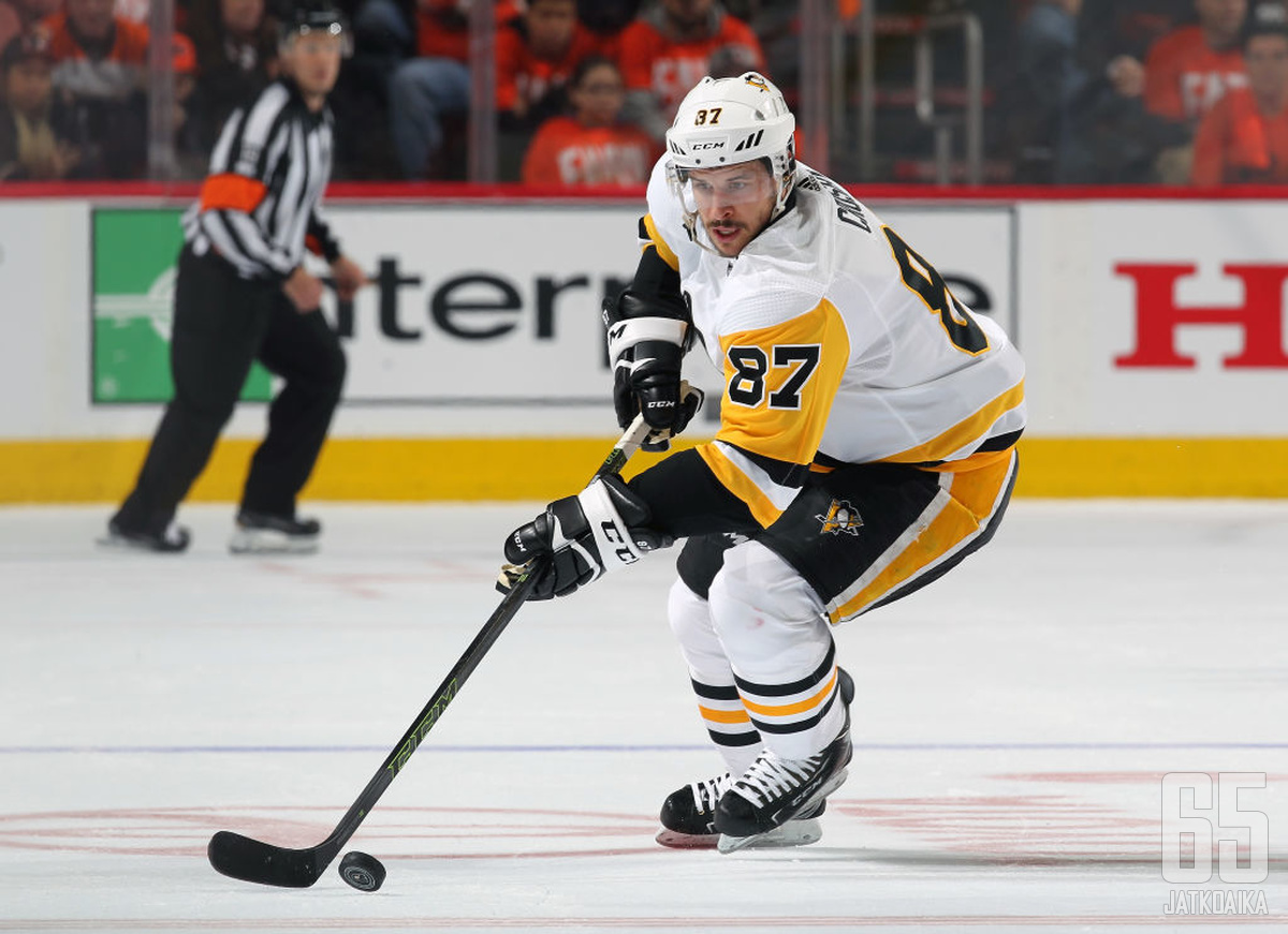 Sidney Crosby on nyt Penguinsin kaikkien aikojen tehokkain pistenikkari pudotuspeleissä.