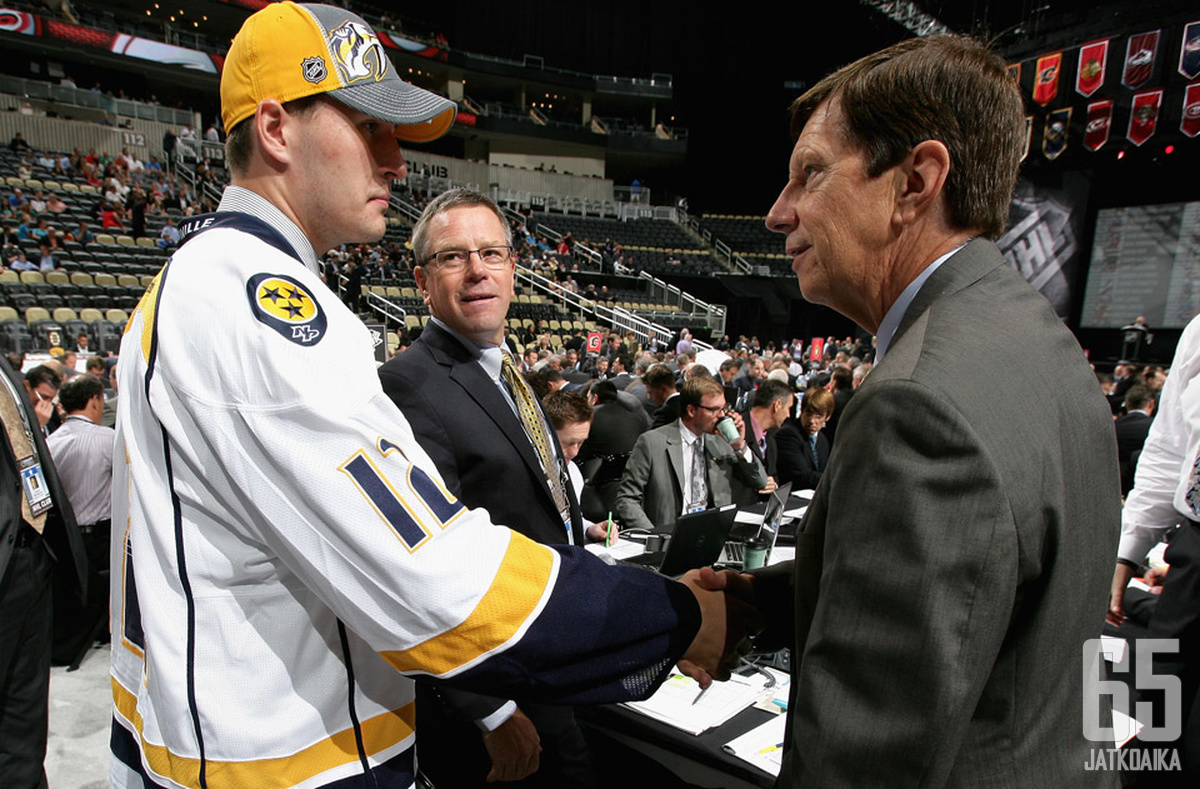 Nashville Predators varasi Vainosen neljännellä kierroksella vuonna 2012.