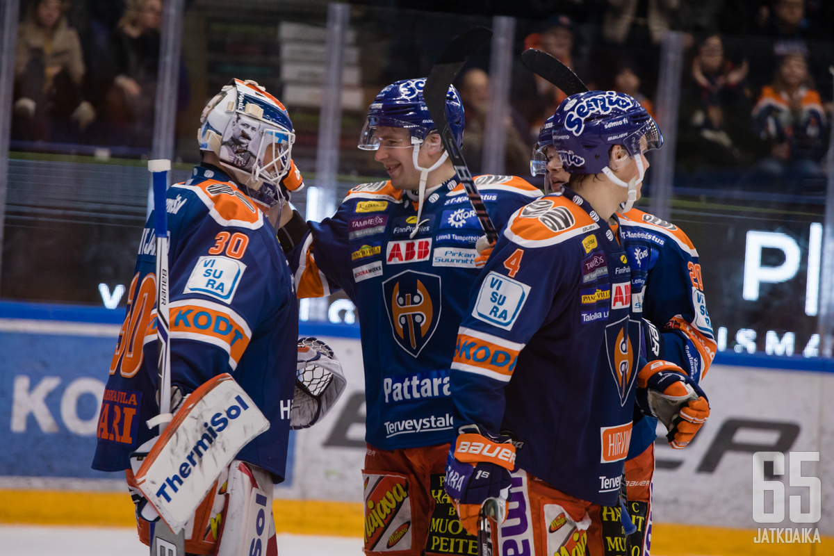 Heljanko on pelannut nyt Tappara-paidassa 120 minuuttia päästämättä maaliakaan.