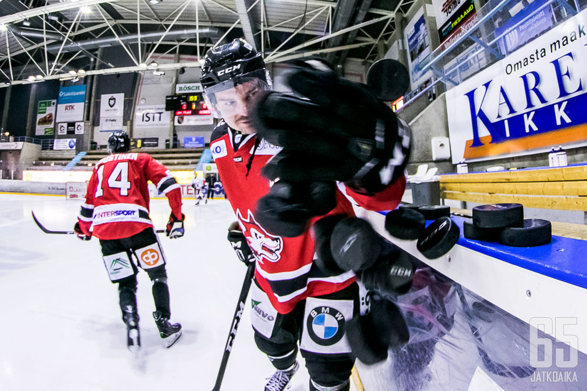 Juuso Akkanen rikkoo lauantaina 500 Mestis-pelin rajan.