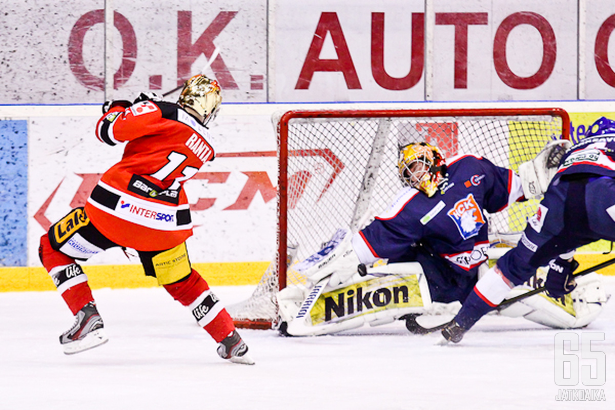 Ranta herkuttelee jatkossa sinisten puolella.