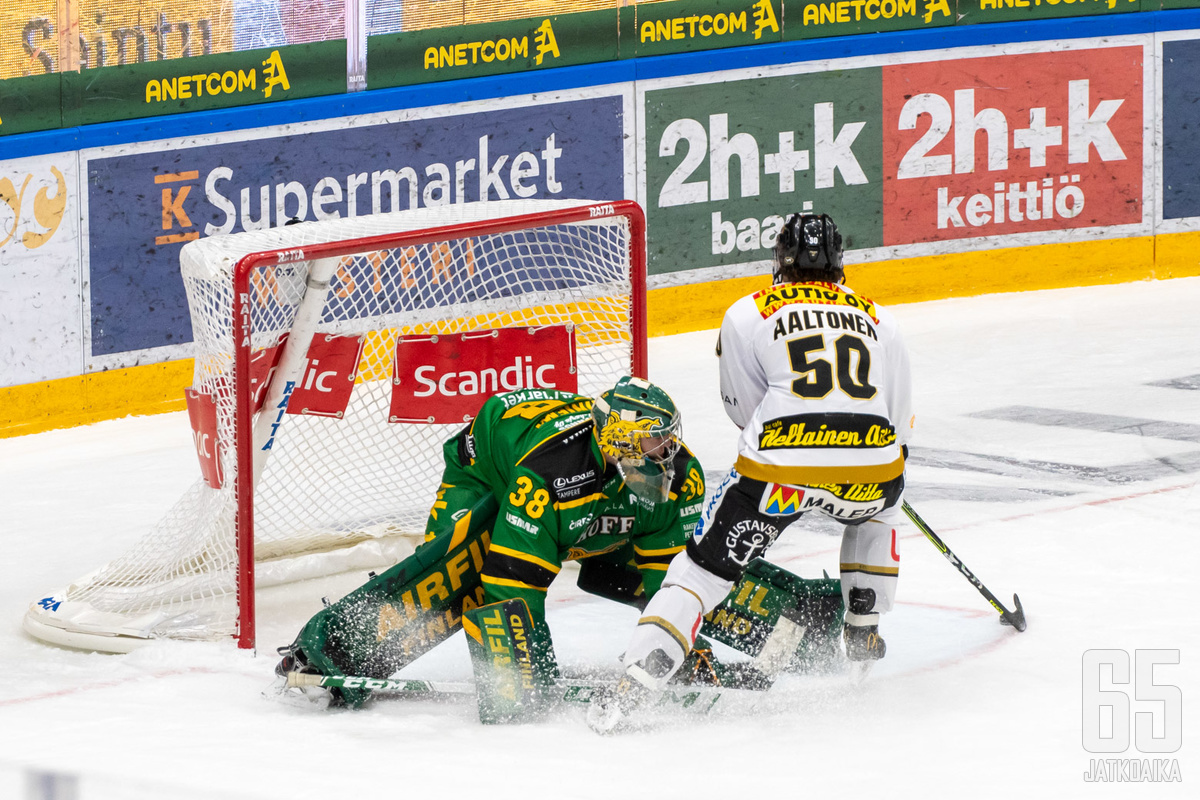 Kärppien kaikki voittomaalikilpailussa yrittäneet onnistuivat.