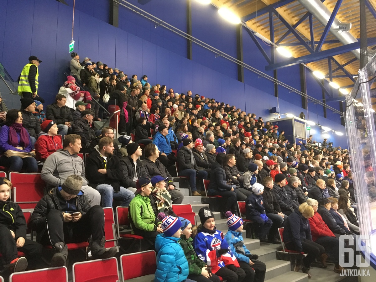 Nuoret Ketterä-kannattajat pääsevät iloitsemaan joukkueen otteista Mestiksessä.