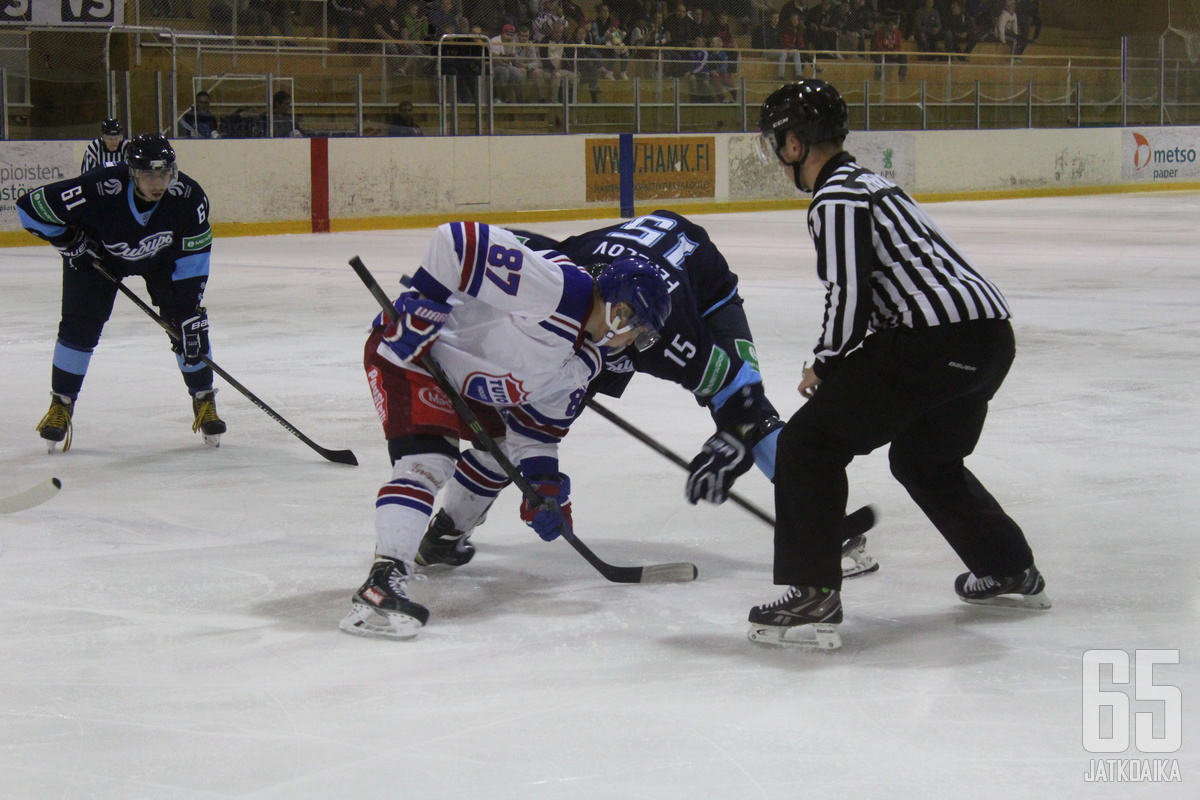 TUTO piti kauden ensimmäisessä harjoitusottelussaan KHL-poppoota kovilla, mutta joutui lopulta taipumaan voittomaaleilla.