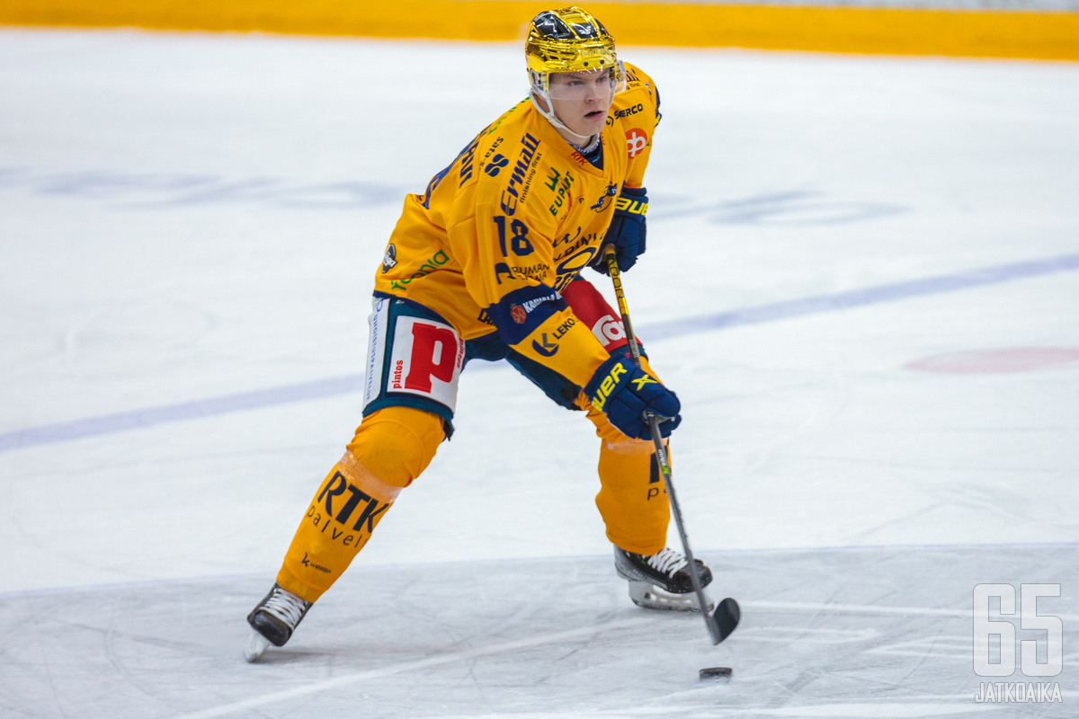 Vili Saarijärvi on pelannut Lukossa hyvin.