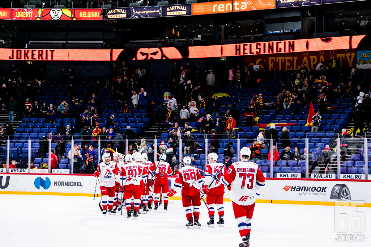 KHL:ssa ei tällä kaudella enää voittoja juhlita.