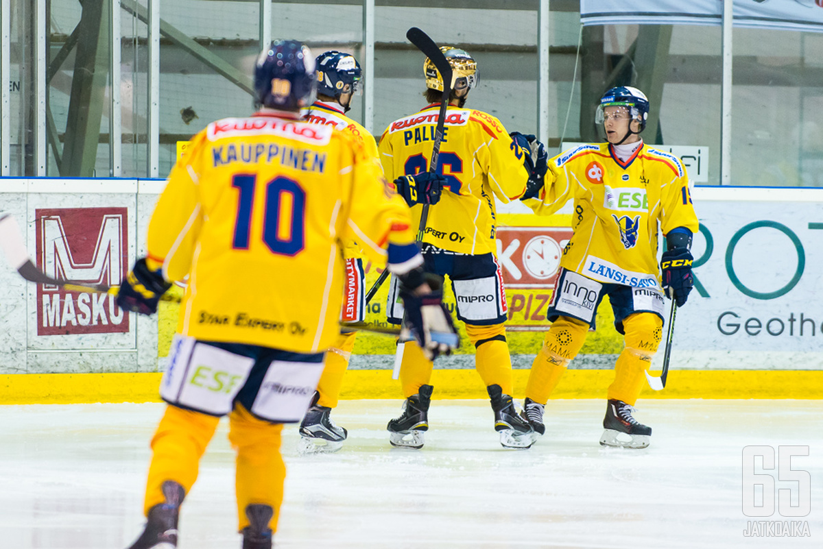 Viime viikolla Jukurit juhli Oula Palven johdolla täyttä pistepottia, mutta pelaaminen jätti toivomisen varaa.