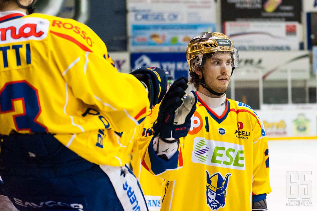 Oula Palve vastasi ottelun kolmannesta maalista.