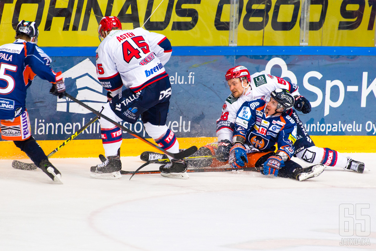 Henrik Haapalan pörrääminen aiheutti HIFK:lle perjantaina päänvaivaa.