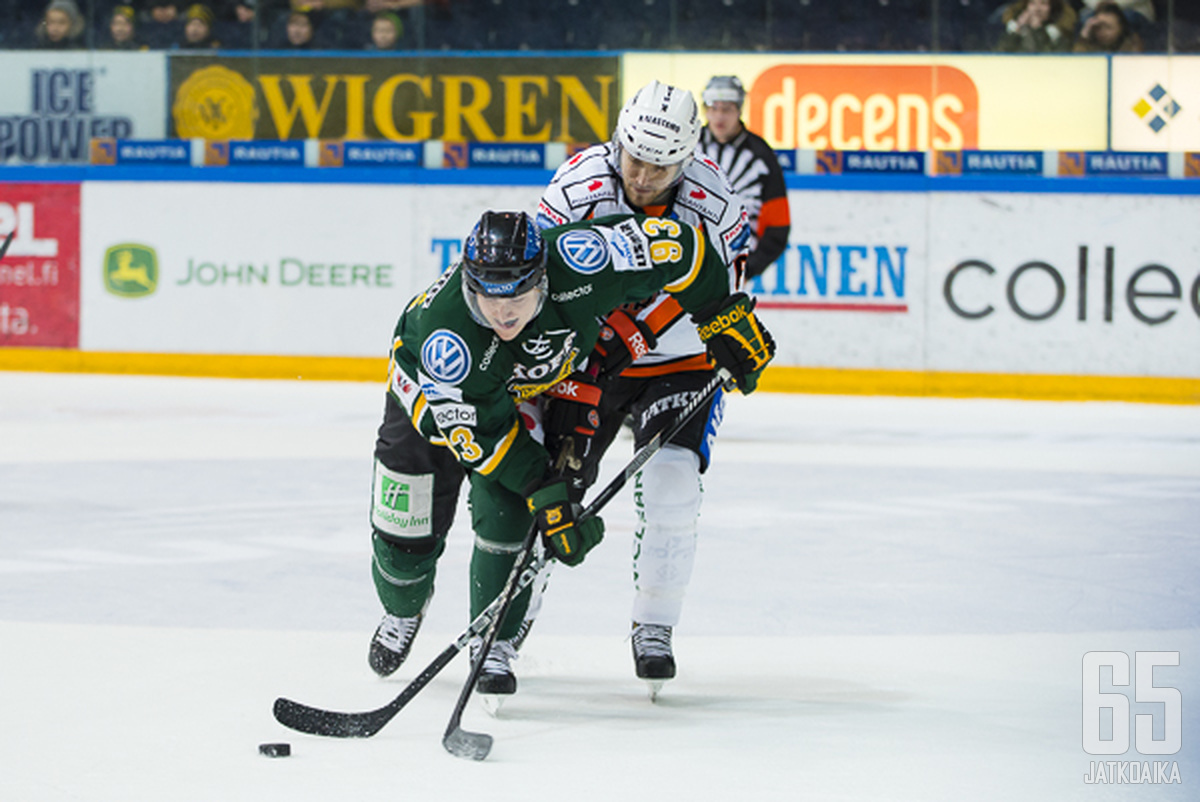 Jiri Veistola pelaa toistaiseksi uransa parasta kautta.