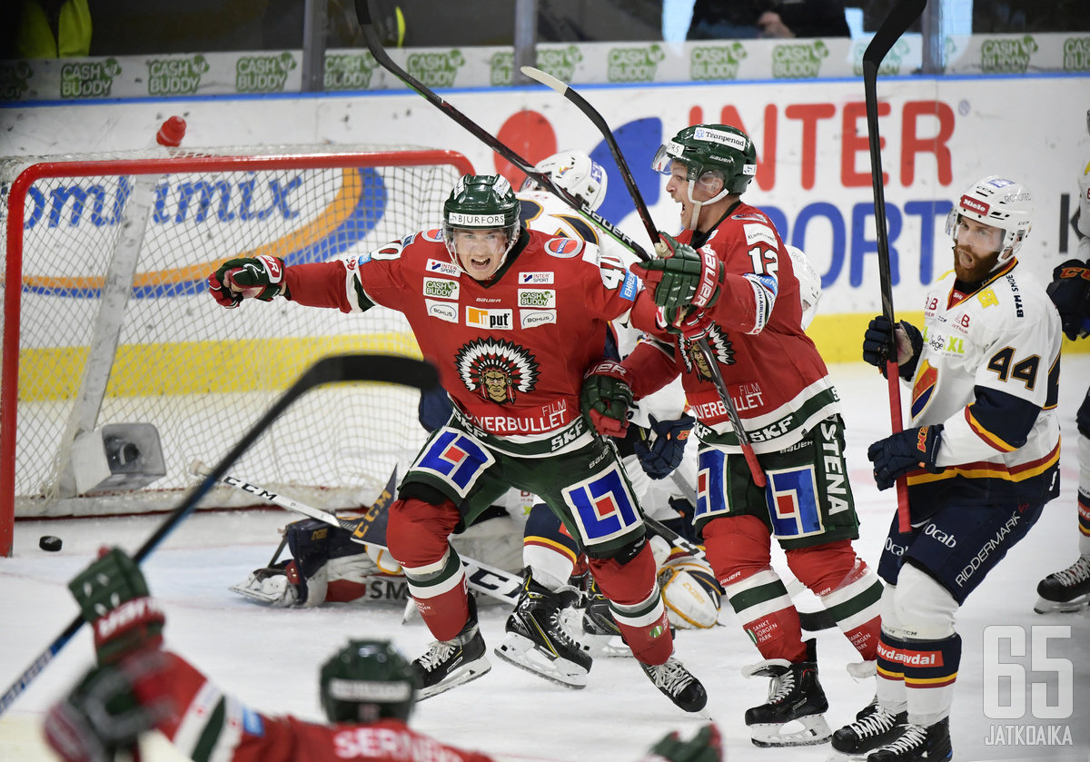 Joel Mustonen on kunnossa ollessaan tärkeäpelaaja Frölundalle