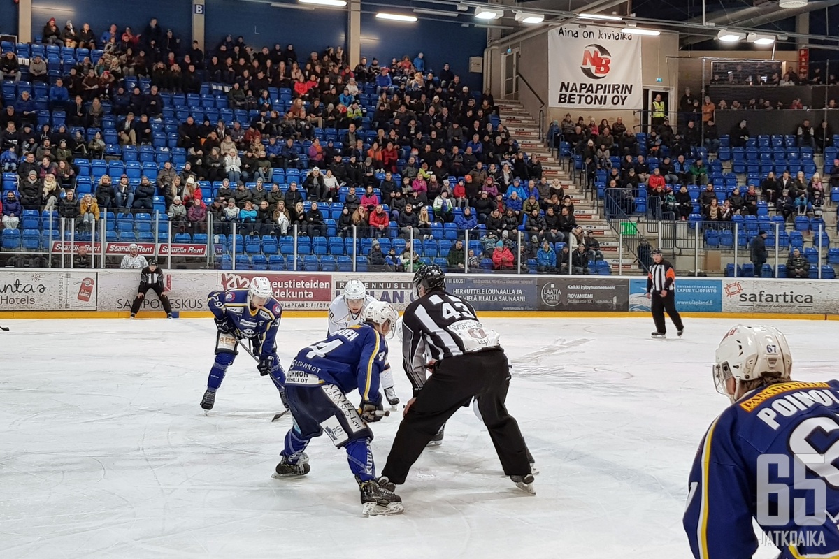 RoKi on vetänyt Rovaniemen jäähalliin toiseksi eniten katsojia Mestis-kaudella 2017-2018.