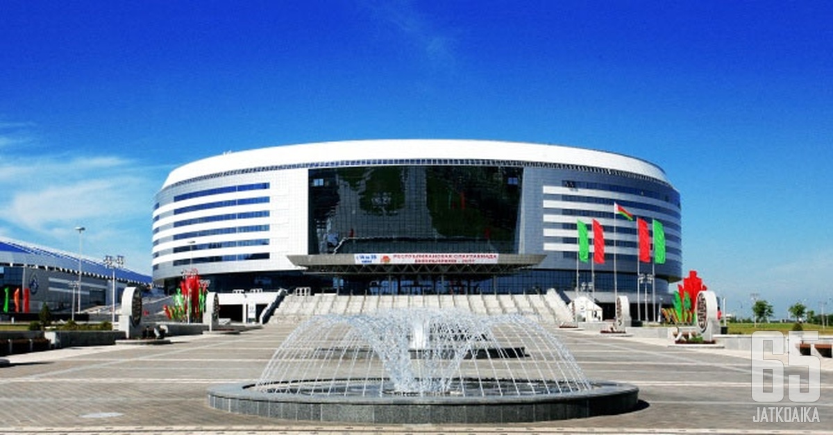 Minsk-areena on KHL:n suurin ja uusin halli.