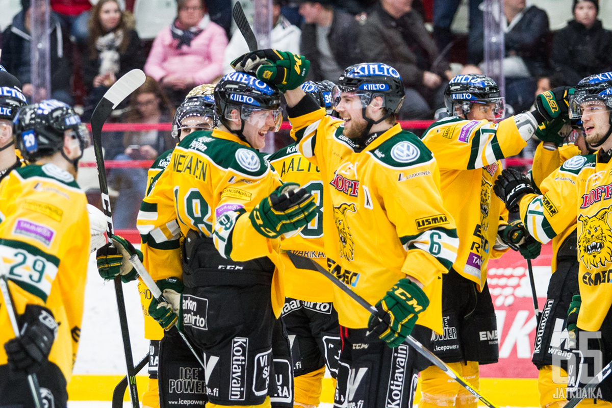 Ilveksen juhlat saivat jatkoa. Nyt jalkoihin jäi paikallisvastustaja Tappara.