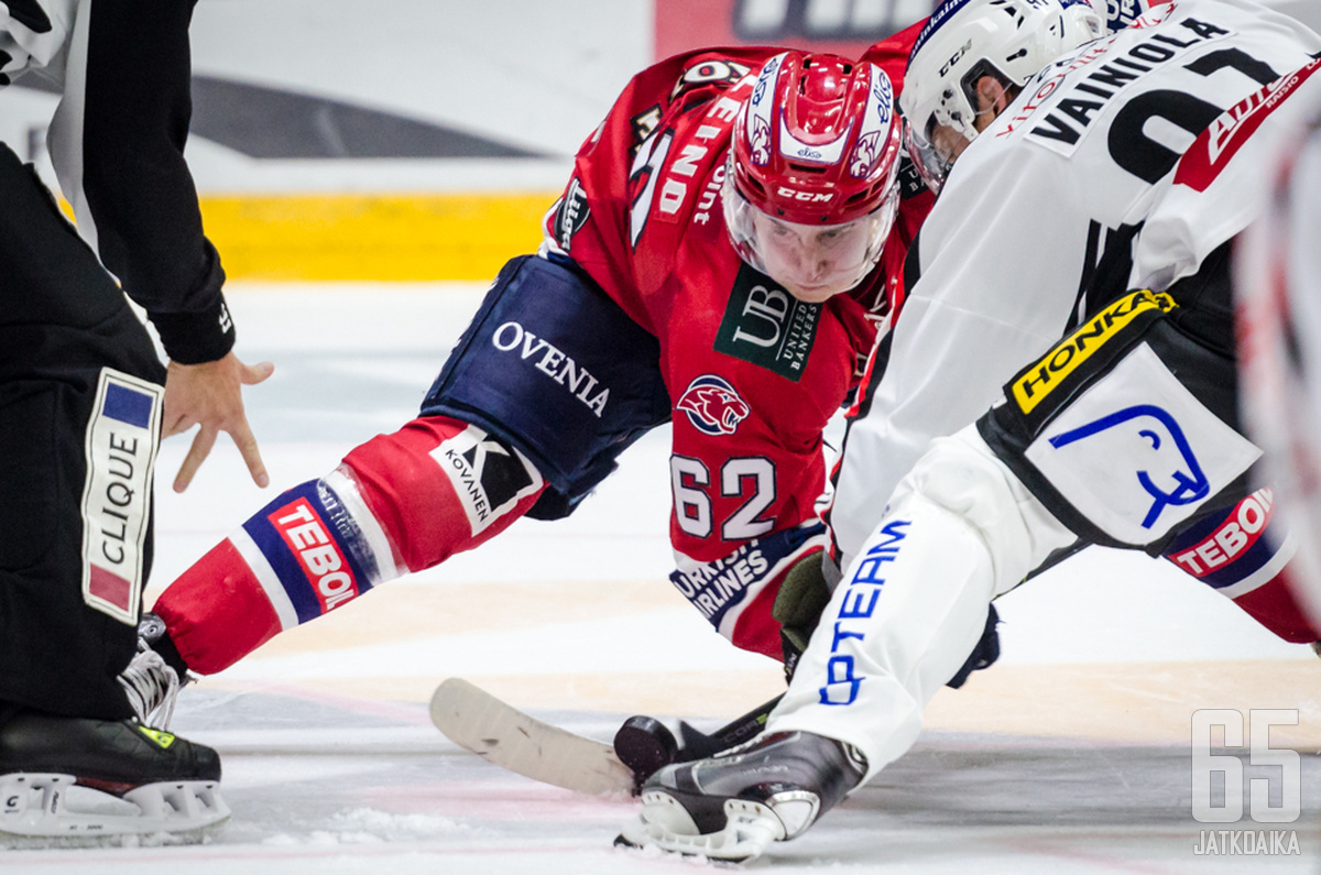 Vainiola on tehnyt kauden kolmesta maalistaan kaksi HIFK:ta vastaan.