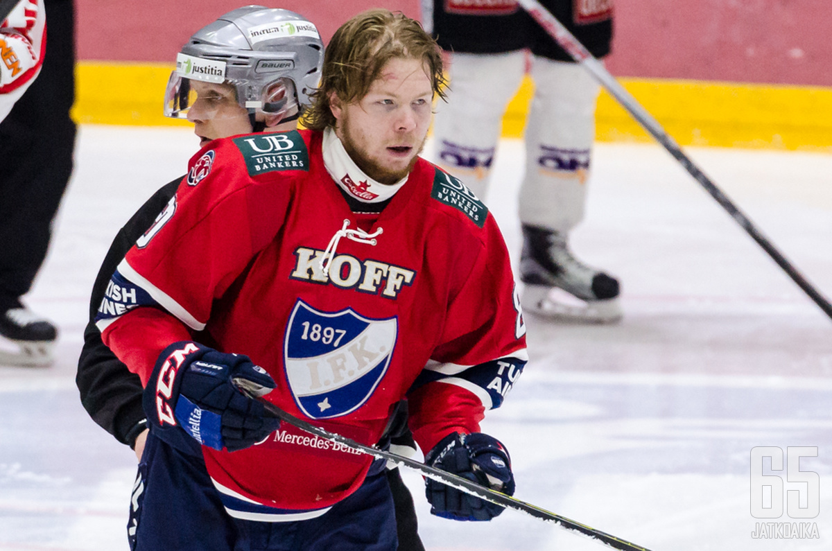 Thomas Nykopp johtaa HIFK:n nelosketjua. 