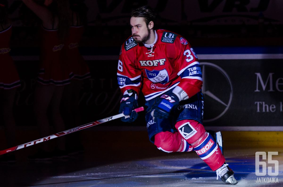 Järvinen pelasi viimeksi helsinkiläisseurassa kaudella 2015-2016
