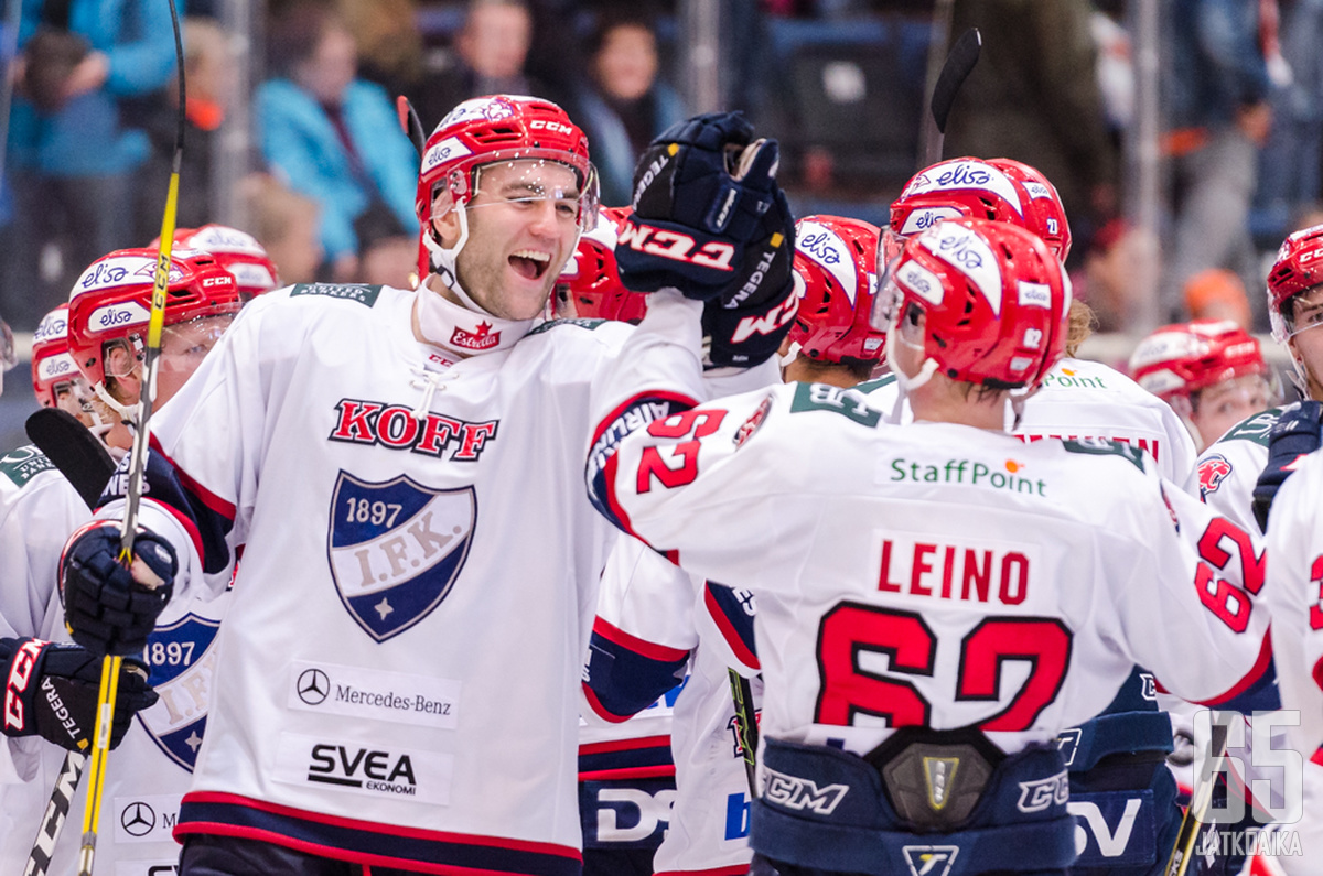 HIFK:n otteluissa maalijuhlat ovat olleet harvassa