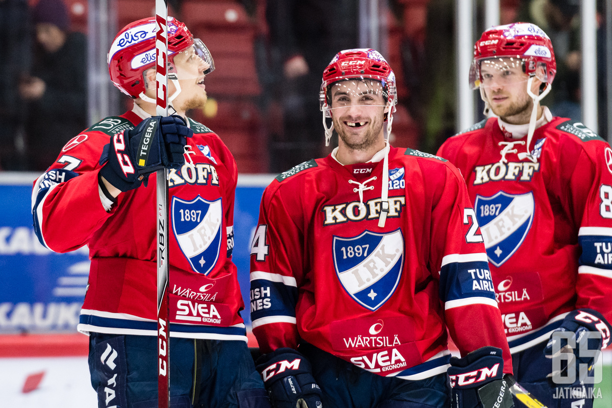 Paremman fysiikan ansiosta, HIFK:lla on ollut monta syytä hymyyn ennen maaottelutaukoa.
