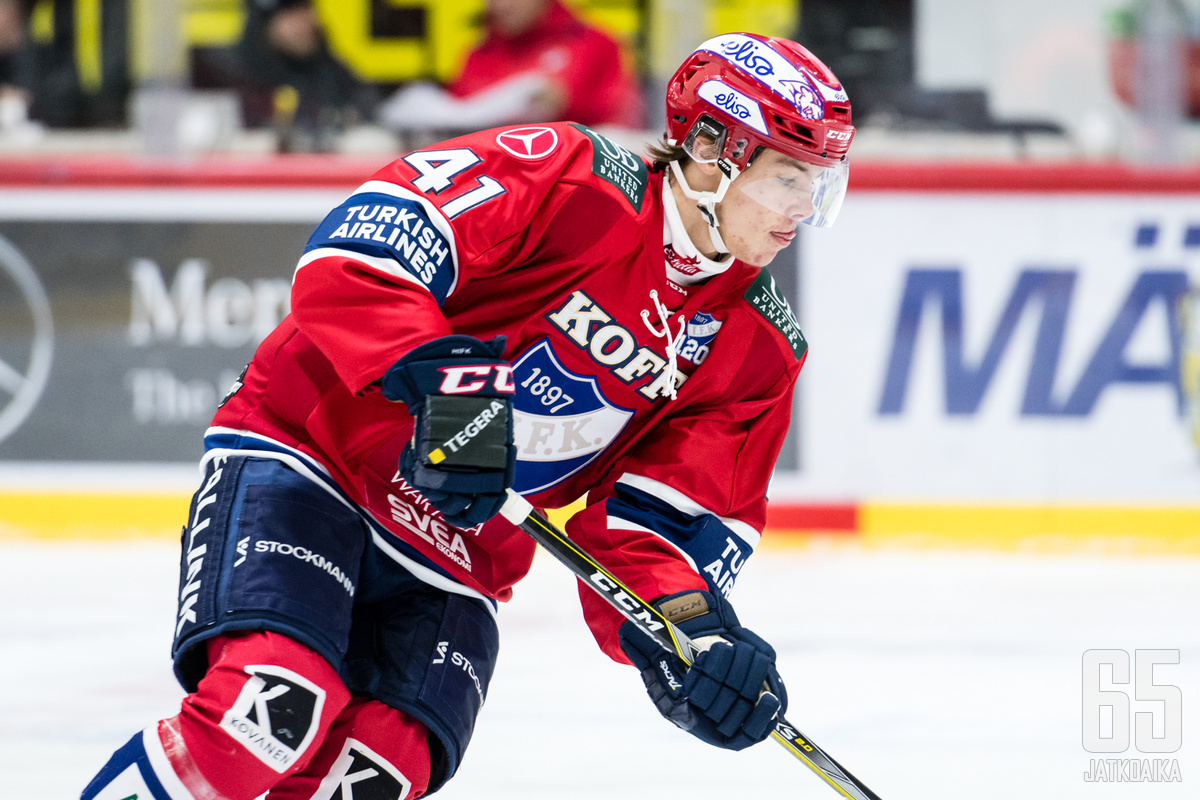 Miro Heiskanen on HIFK:n juniorituotannon helmiä.