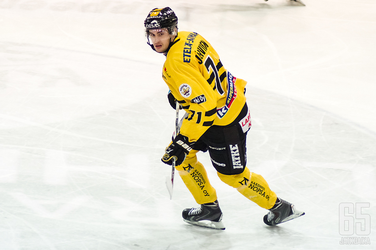 Järvinen on ollut SaiPan alkukauden tehokkain pelaaja pistein 2+18.