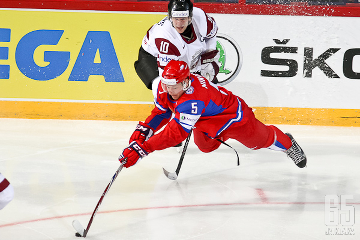 Vielä Venäjä-ottelussa Darzins ja Latvia olivat potkun jäljessä.