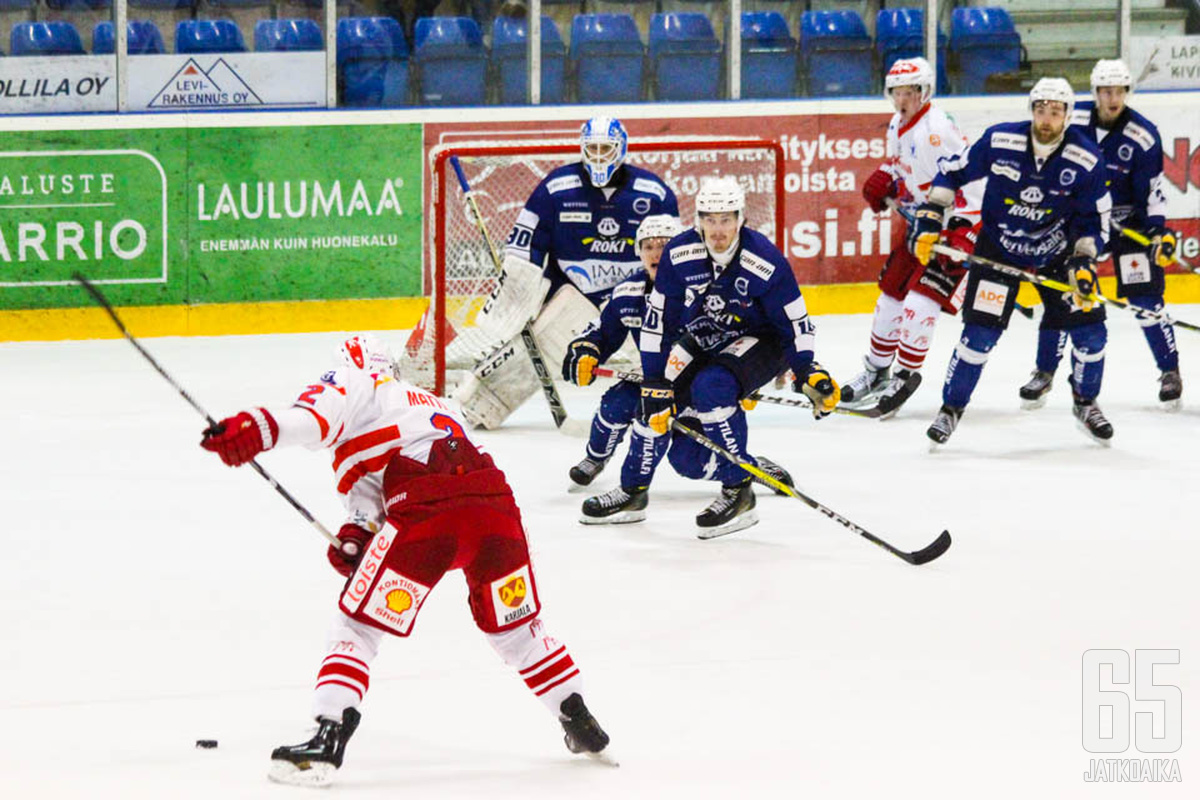 Tällä kertaa Pohjois-Suomen derby meni vierasjoukkueelle.