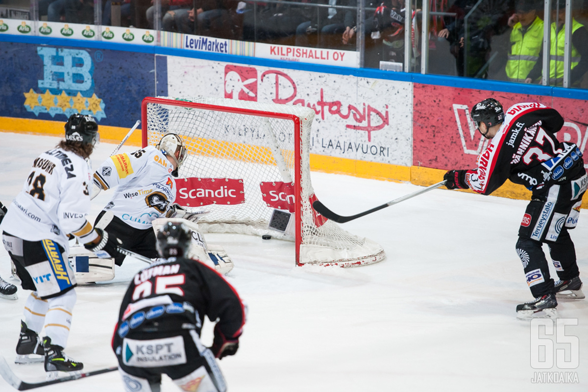 JYPissä läpimurtonsa tehnyt Hännikäinen kyttää pelipaikkaa NHL-miehistöstä.