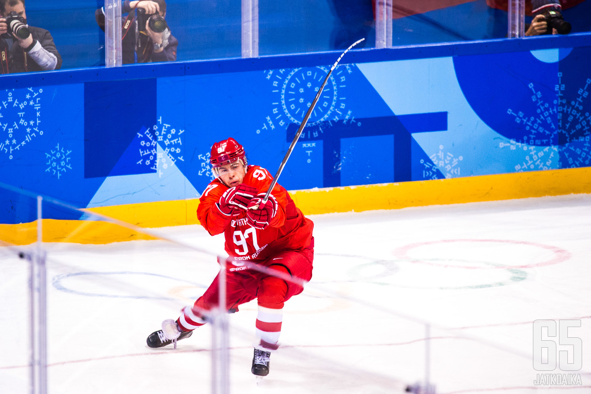 Nikita Gusev on ehtinyt dominoida jo KHL:ssä ja olympialaisissa.