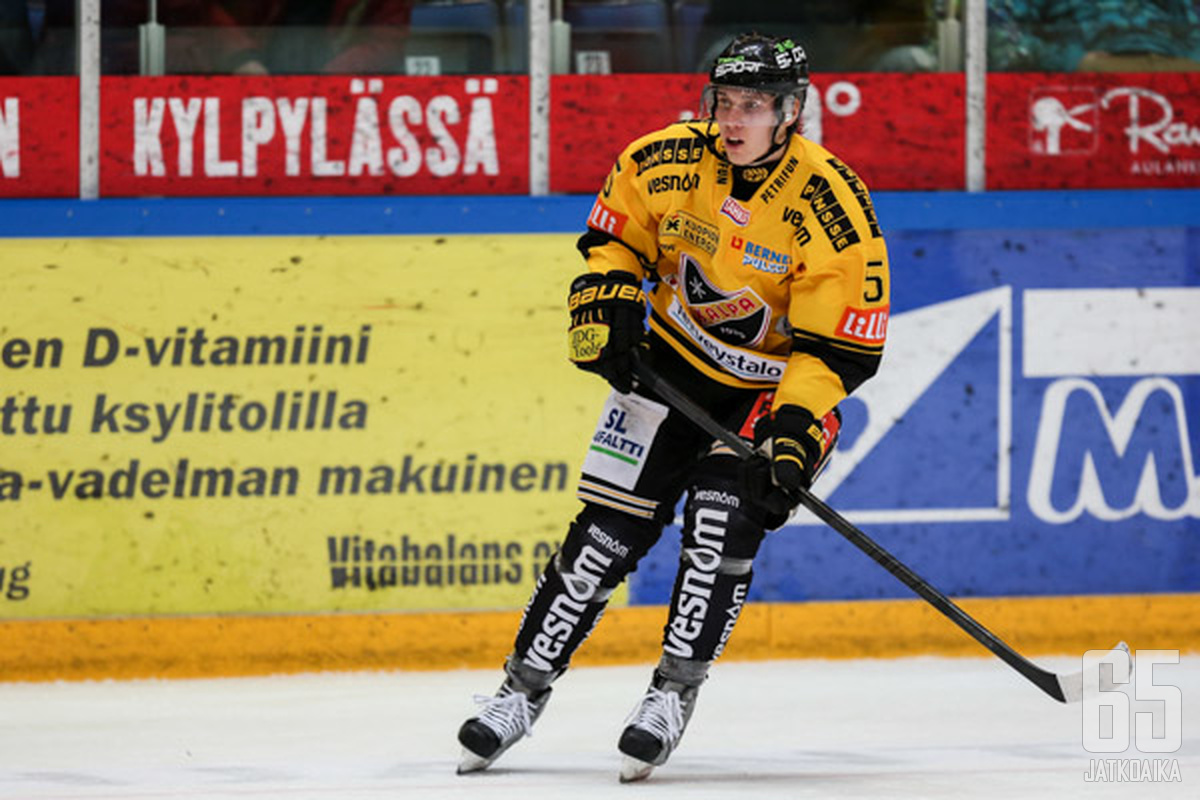 Miika Koivisto teki ottelussa KalPan ainoan maalin.