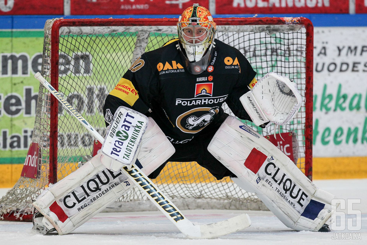 Jussi Rynnäs pelasi viime kaudella Kärpissä.