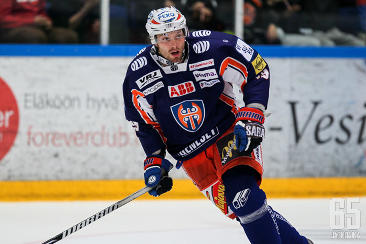 Plihal oli mukana hopealle jääneessä Tappara-joukkueessa.