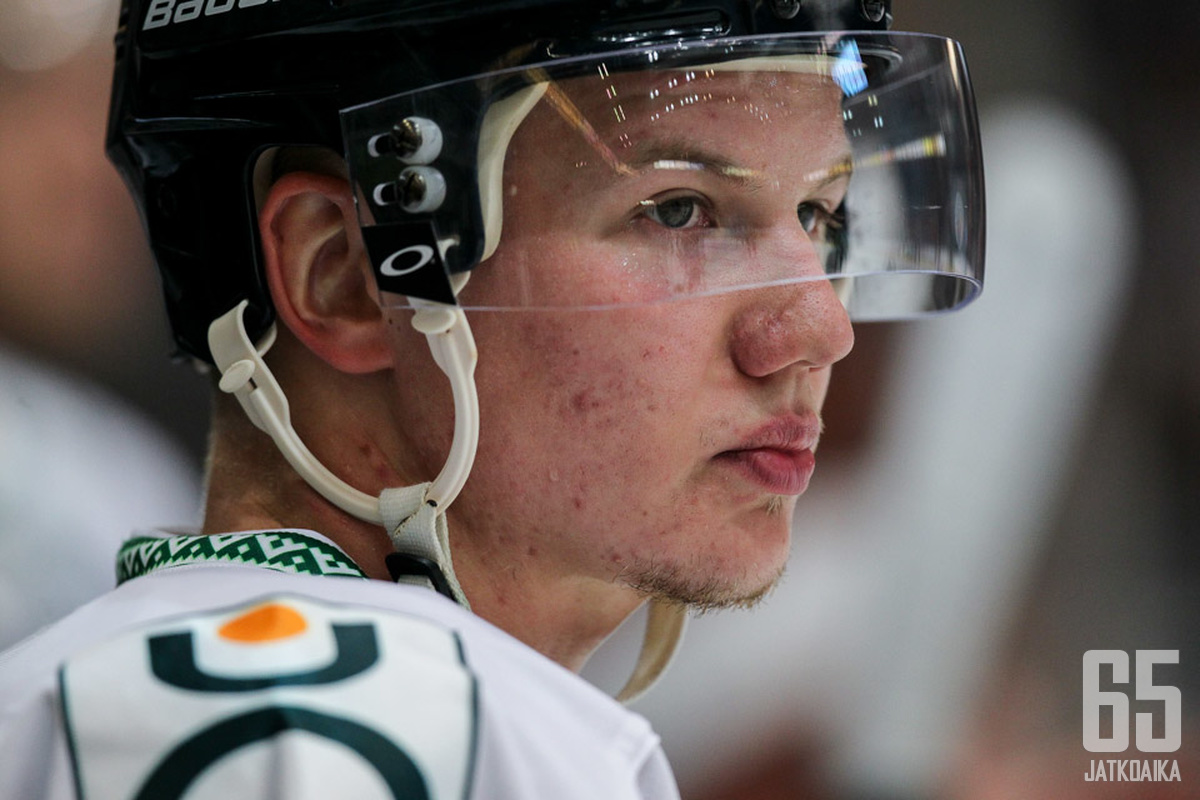 Rajala aloitti viime kautensa KHL:ssä.