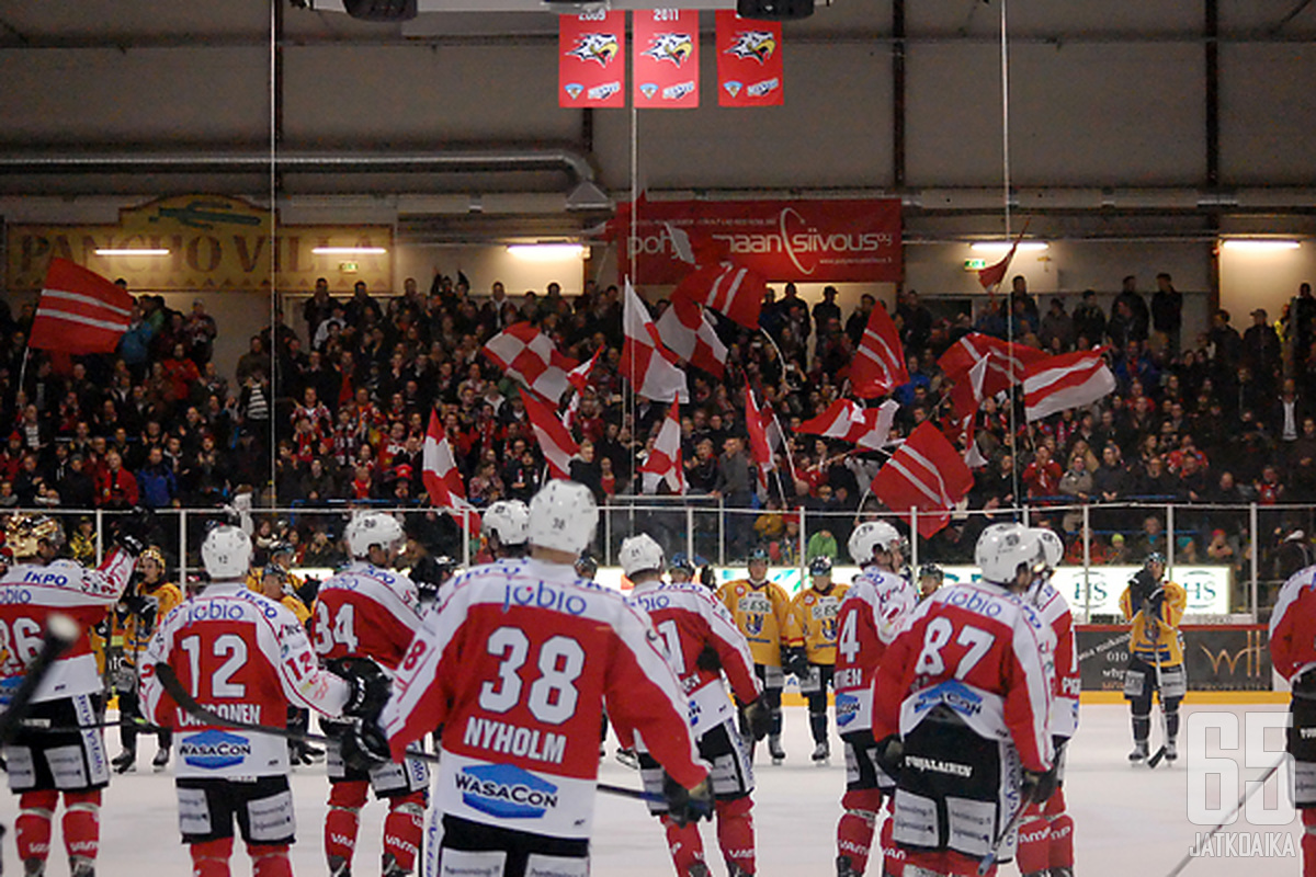 Sport ottaa Jokerien paikan liigakartalla.