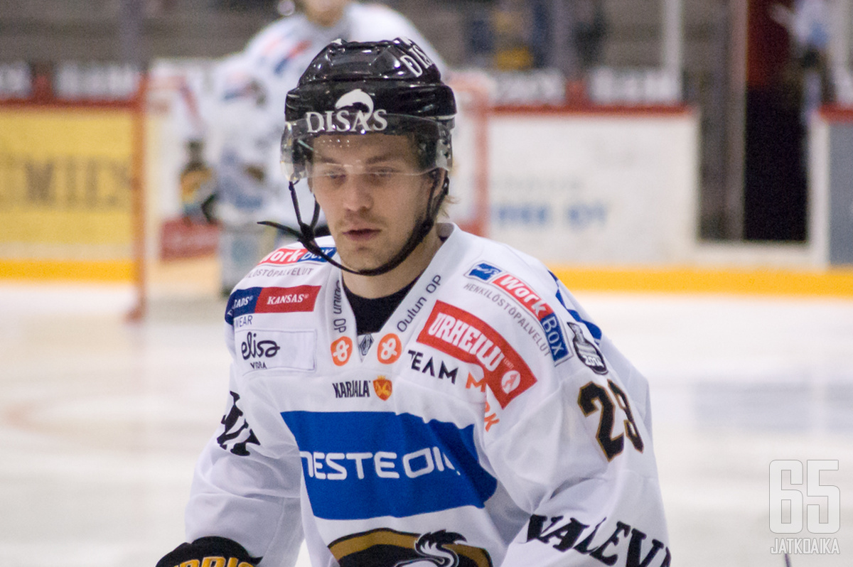 Alikoski on pelannut urallaan yli 400 Liiga-ottelua Kärpissä.