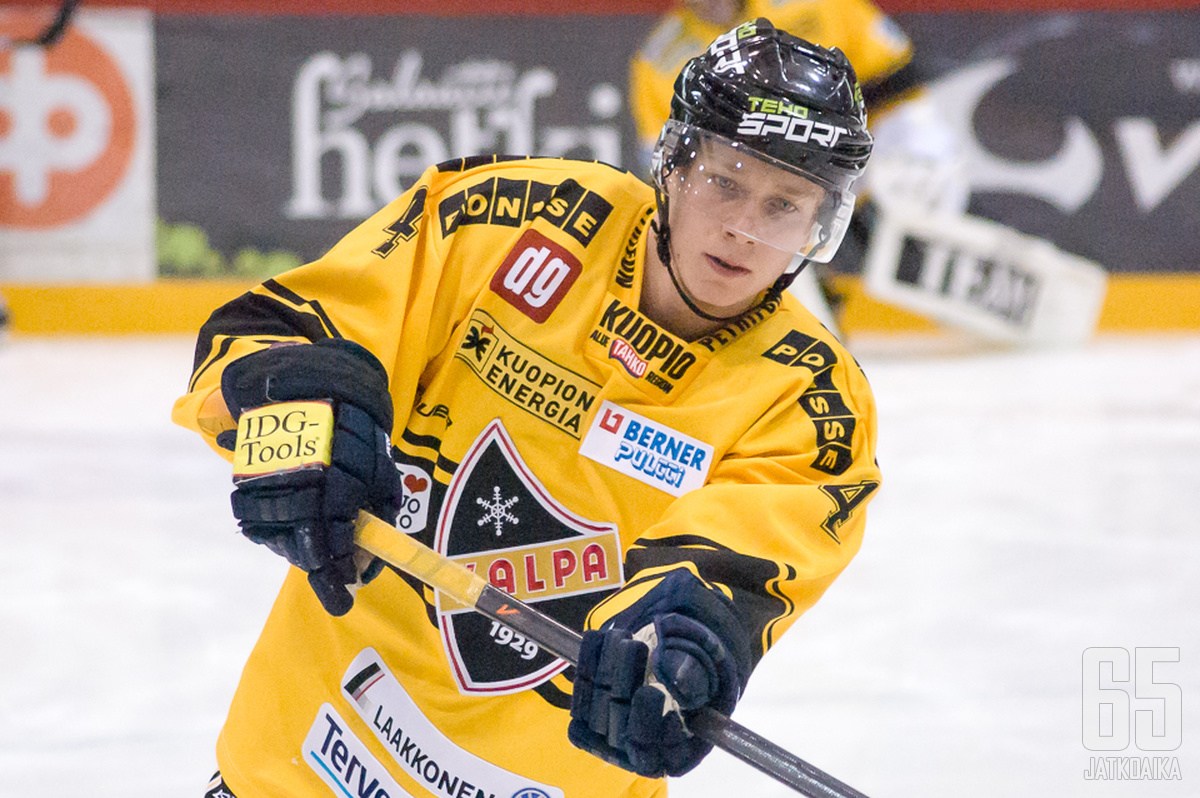 Juha Tarkkanen on pelannut Kuopiossa jo seitsemän peliä.