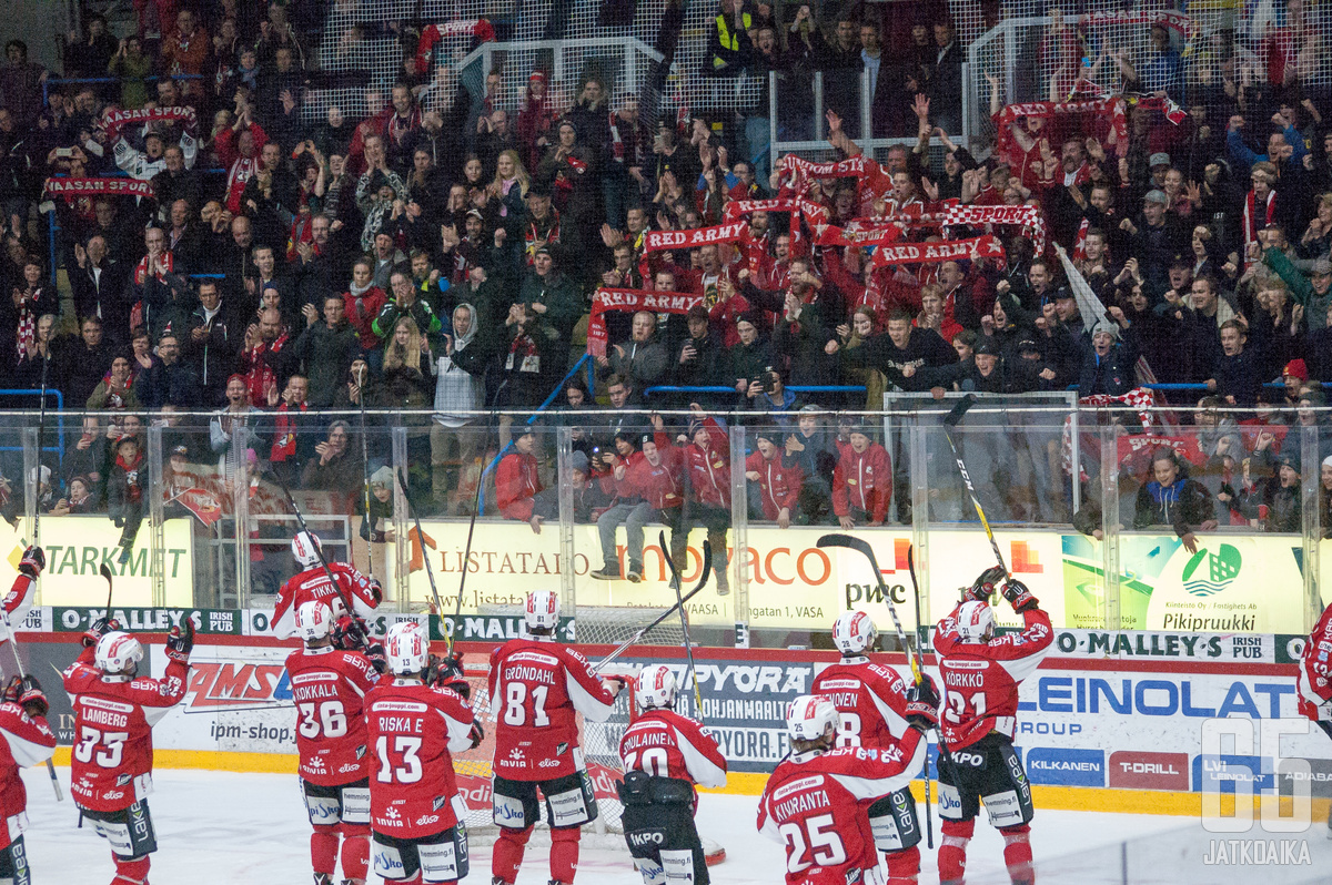 Joko Sportin kannattajat saavat laulaa ilosta?