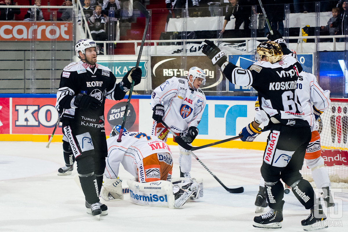 Tehoton Tappara aseeton Turussa