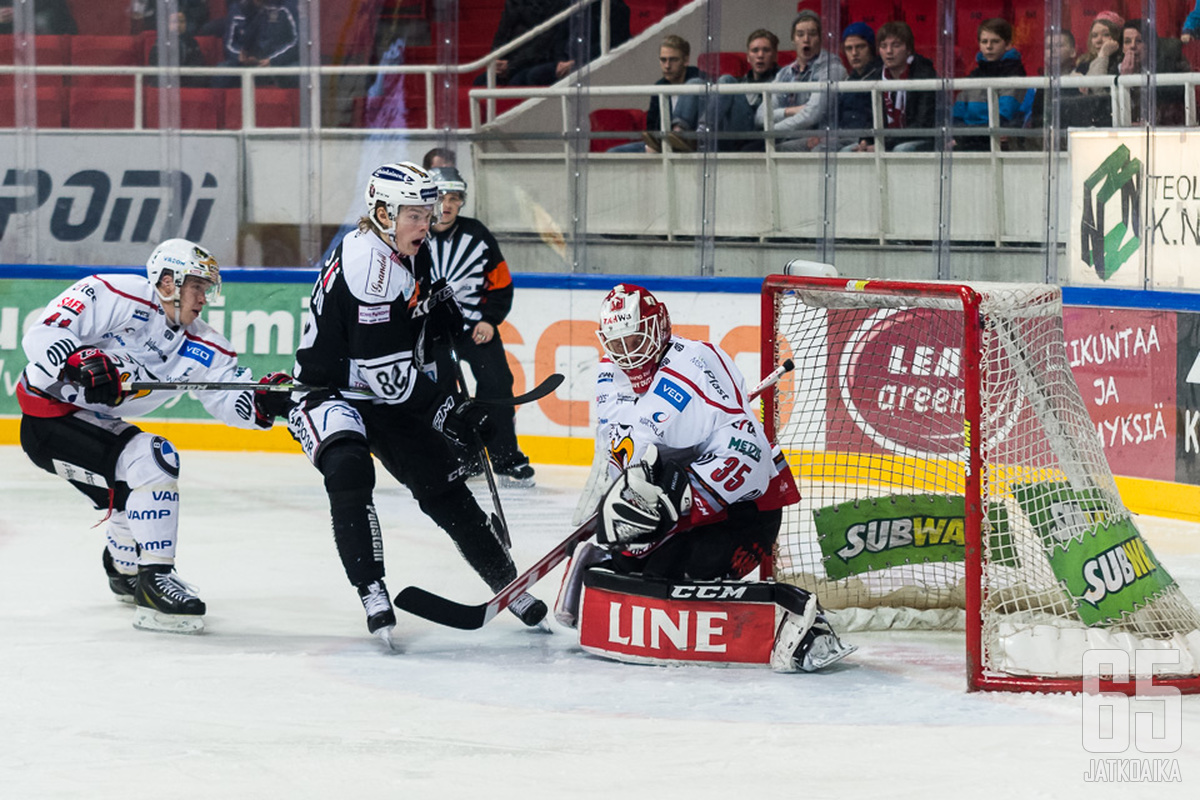 Alexander Ruuttu vastasi jumbokamppailun komeimmasta osumasta.