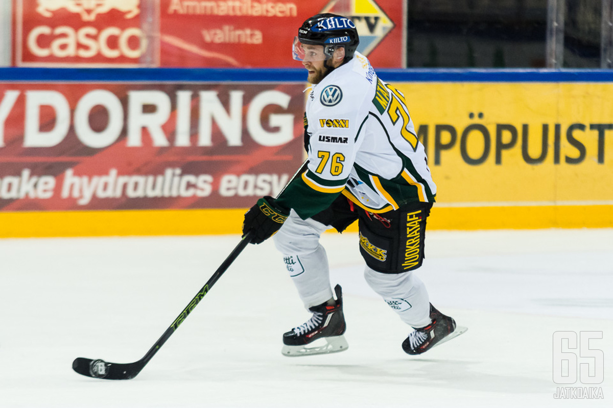 Mäkinen on Liigassa pelannut aiemmin Ilveksessä.
