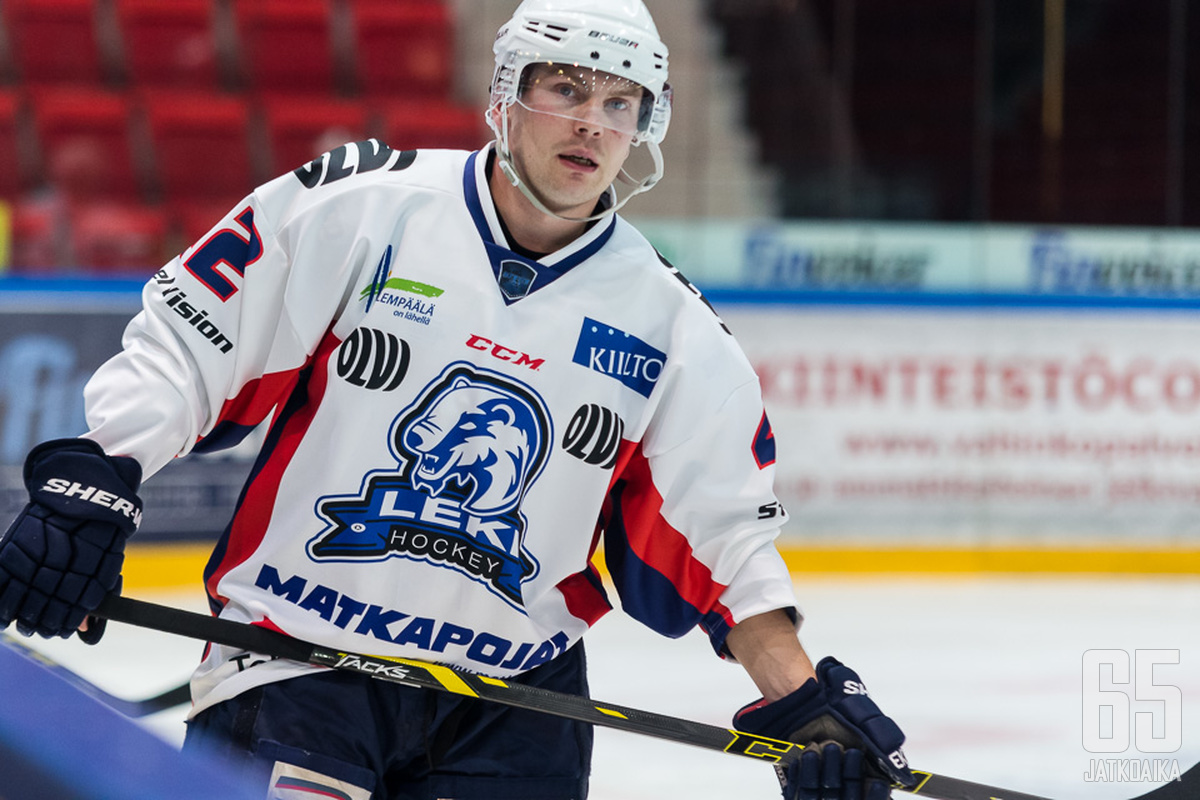 Kauppila pelasi viime kauden LeKissä.
