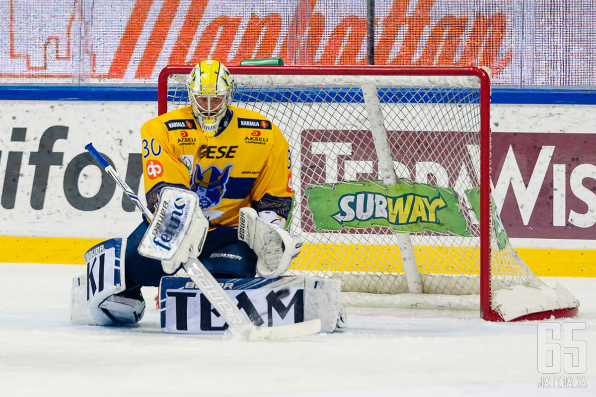 Sami Rajaniemi oli yksi illan ottelun sankareista. 