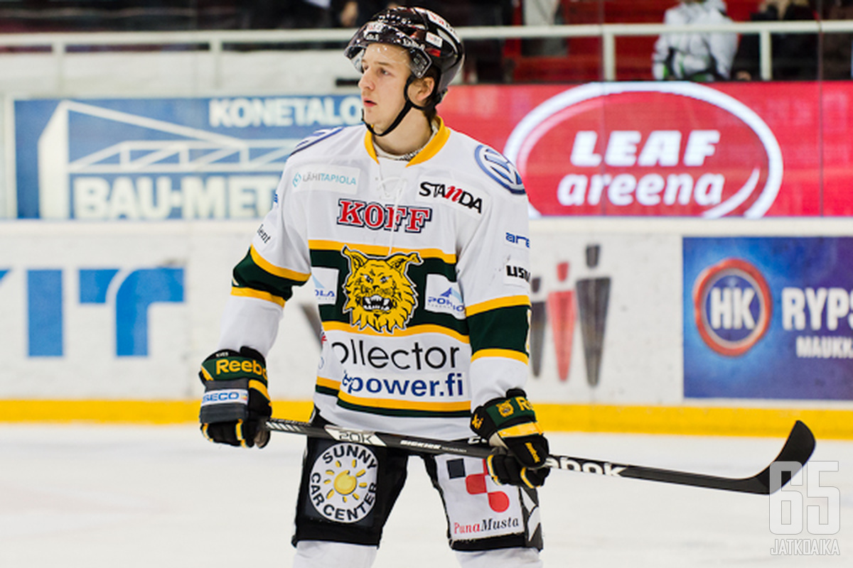 Niko Peltola on pelannut toistaiseksi koko liigauransa Ilveksessä.