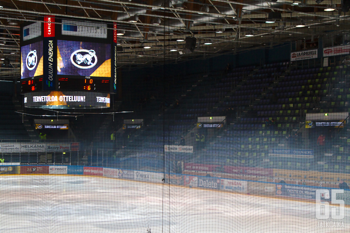 Oululaiset eivät vieläkään saaneet lupausta uudesta areenasta, joten myös tulevat Lukko-ottelut tullaan pelaamaan Raksilan jäähallissa.